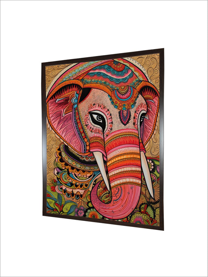"Majestic Indian Inspired Wall Art''
