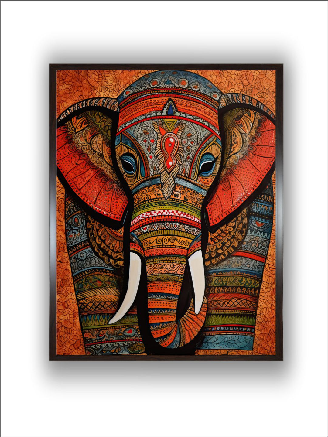 "Majestic Indian Inspired Wall Art''