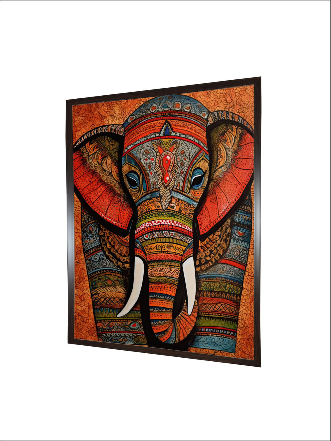 "Majestic Indian Inspired Wall Art''