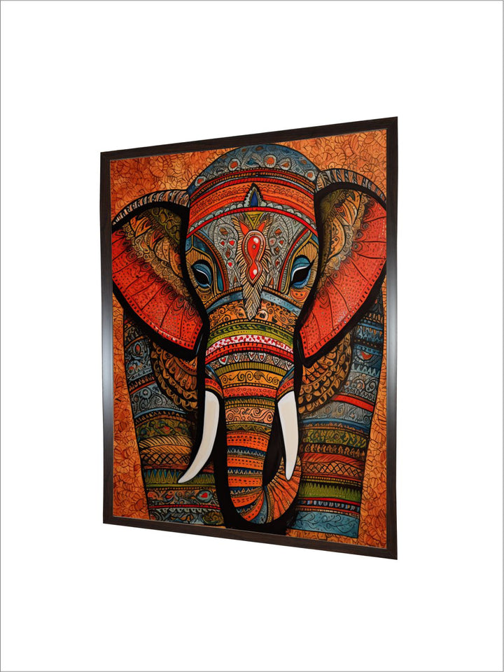 "Majestic Indian Inspired Wall Art''