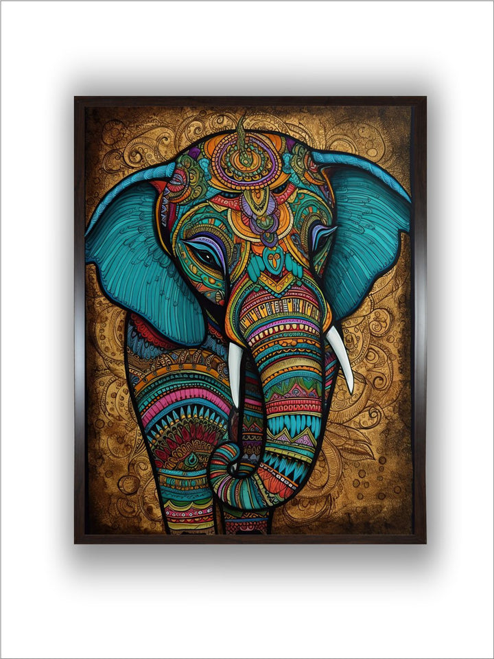 "Majestic Indian Inspired Wall Art''