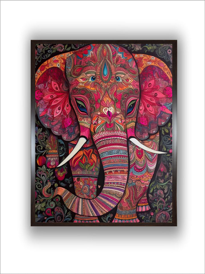 "Majestic Indian Inspired Wall Art''