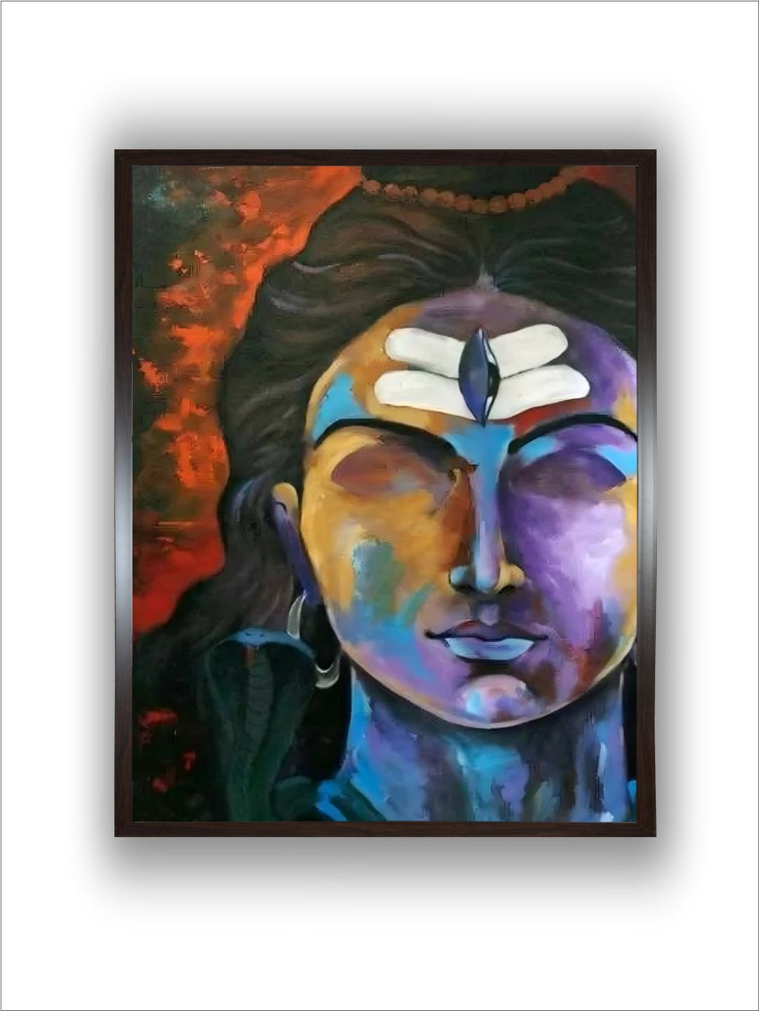 "Lord Shiva Painting Wall Art''