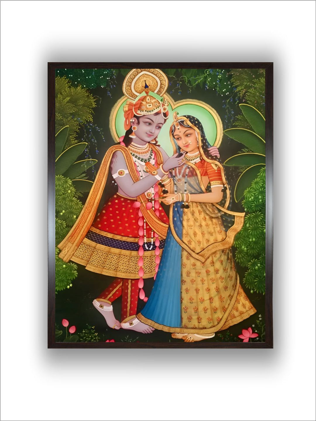 "Radha Krishna Painting Wall Art''