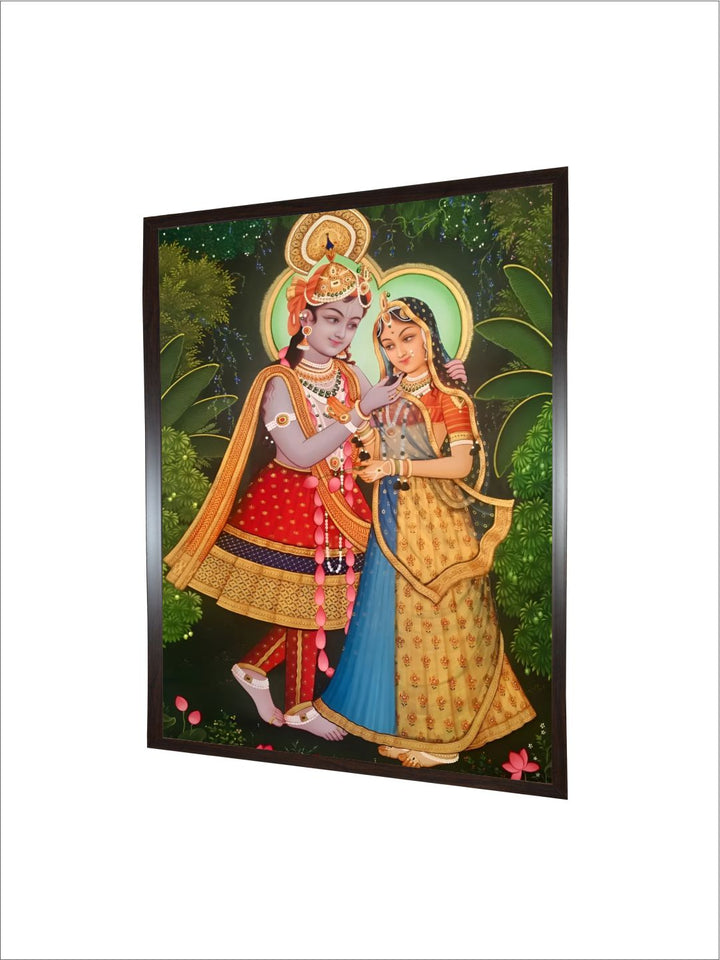 "Radha Krishna Painting Wall Art''