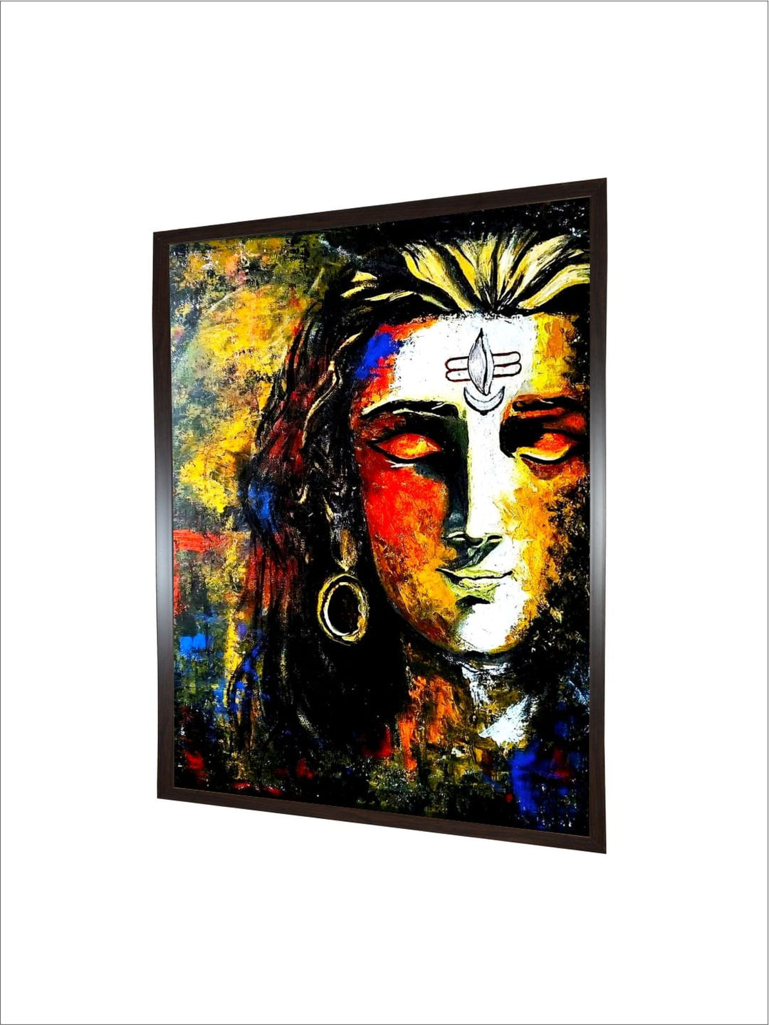 "Lord Shiva Painting Canvas Wall Art''