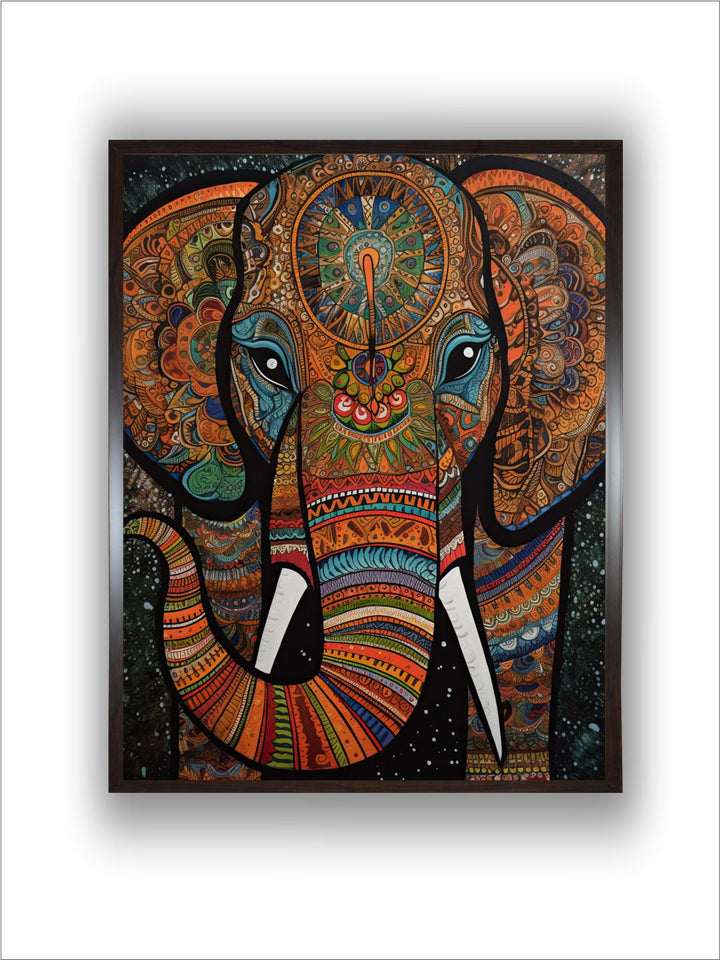 "Majestic Indian Inspired Wall Art''