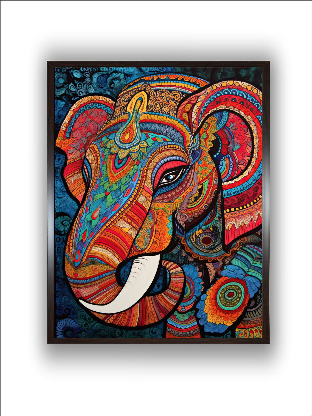 "Majestic Indian Inspired Wall Art''