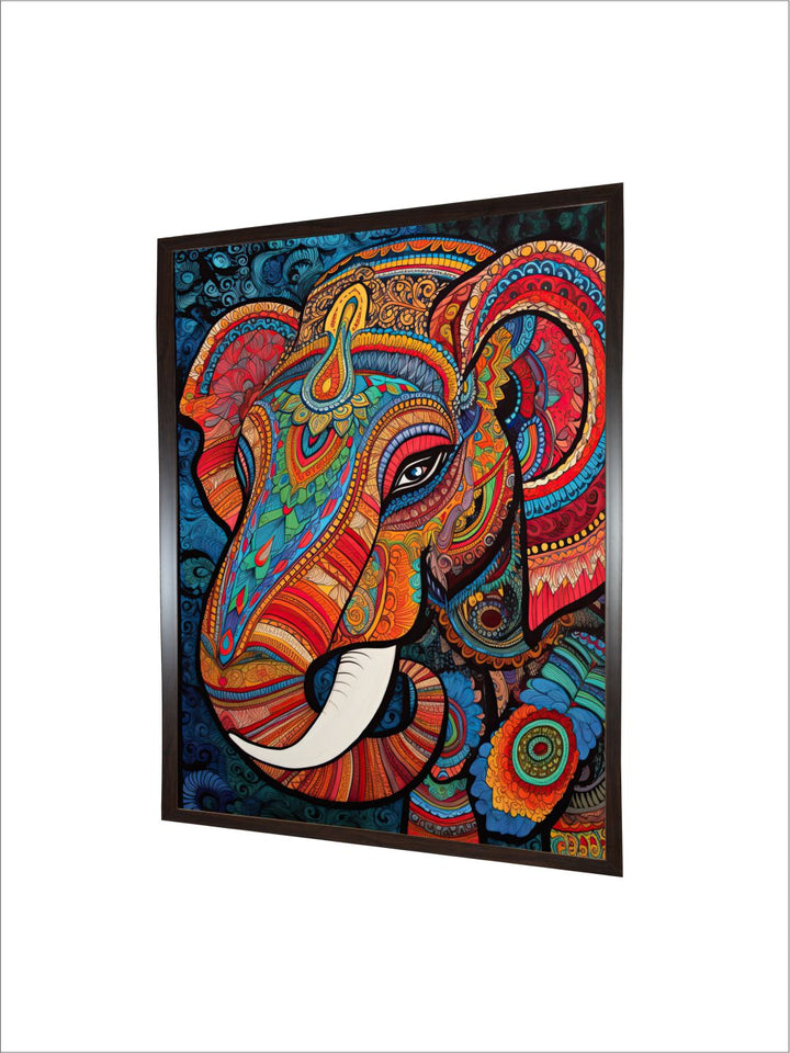 "Majestic Indian Inspired Wall Art''