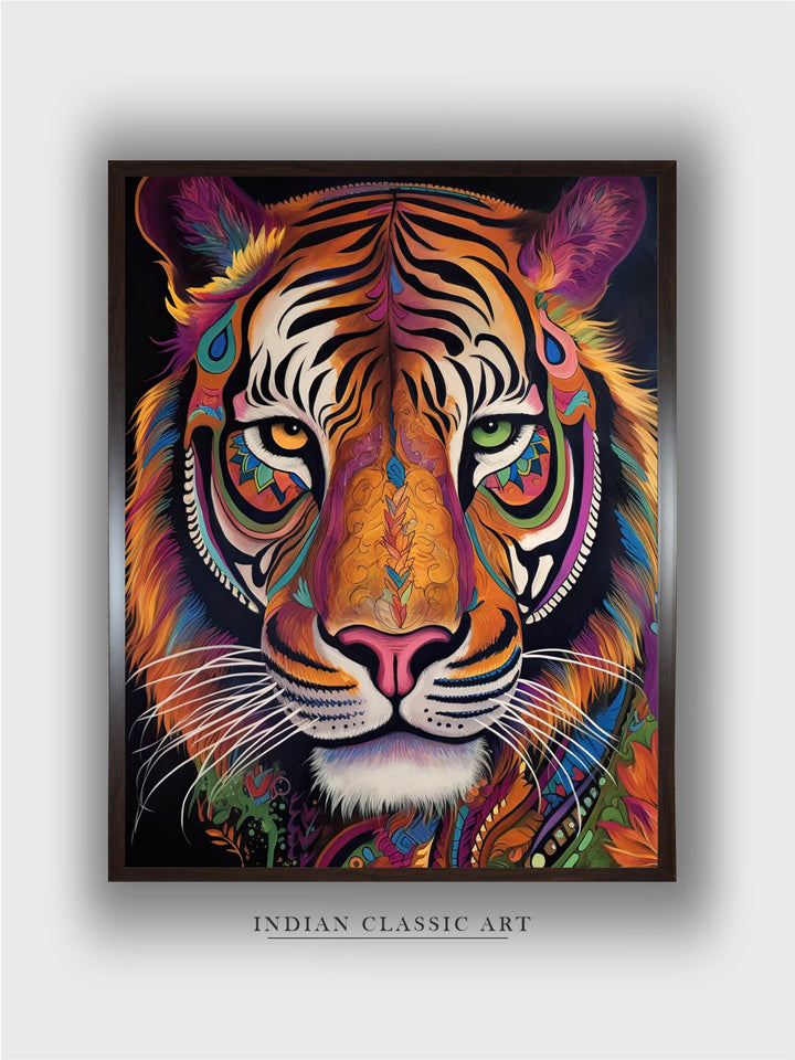"Tiger Painting Canvas Wall Art''