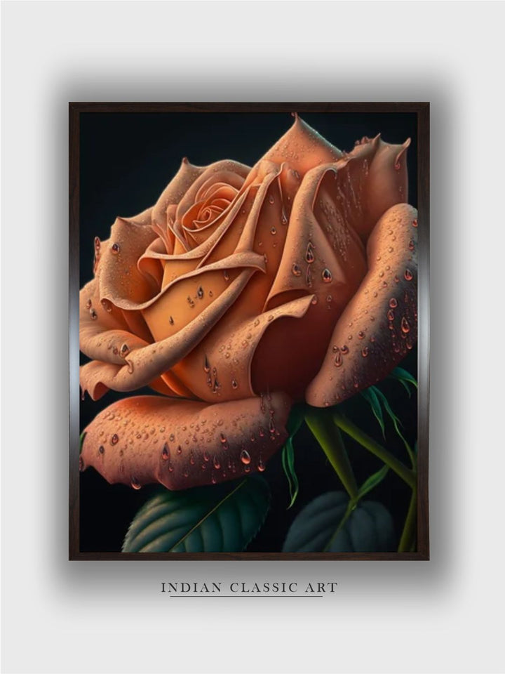 "Garden Flowers Bloom Painting Wall Art''