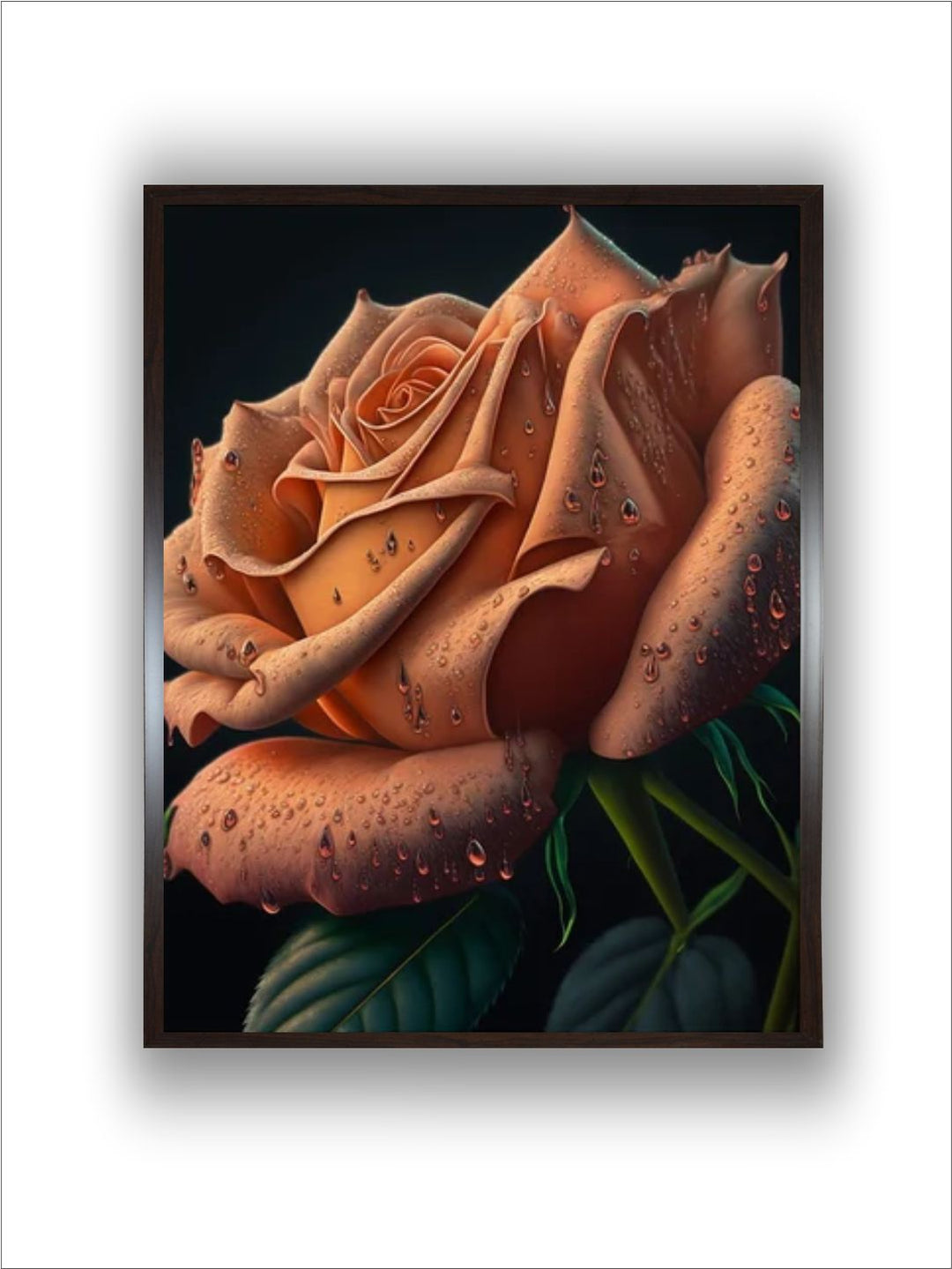 "Garden Flowers Bloom Painting Wall Art''