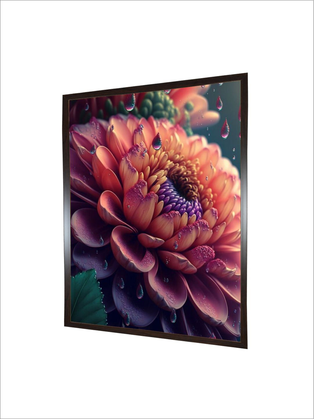 "Garden Flowers Bloom Painting Wall Art''