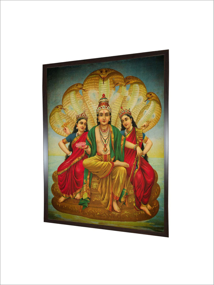 "Sesh Narayana Painting Canvas Wall Art''