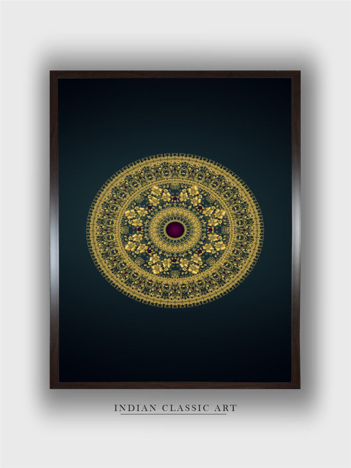 "Mandala Art Paiting Wall Art''