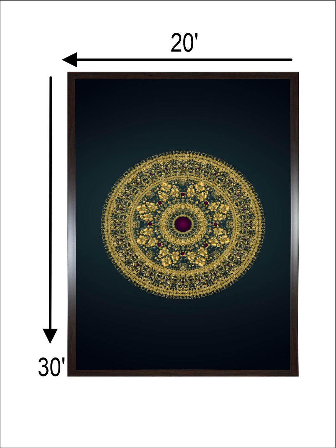"Mandala Art Paiting Wall Art''