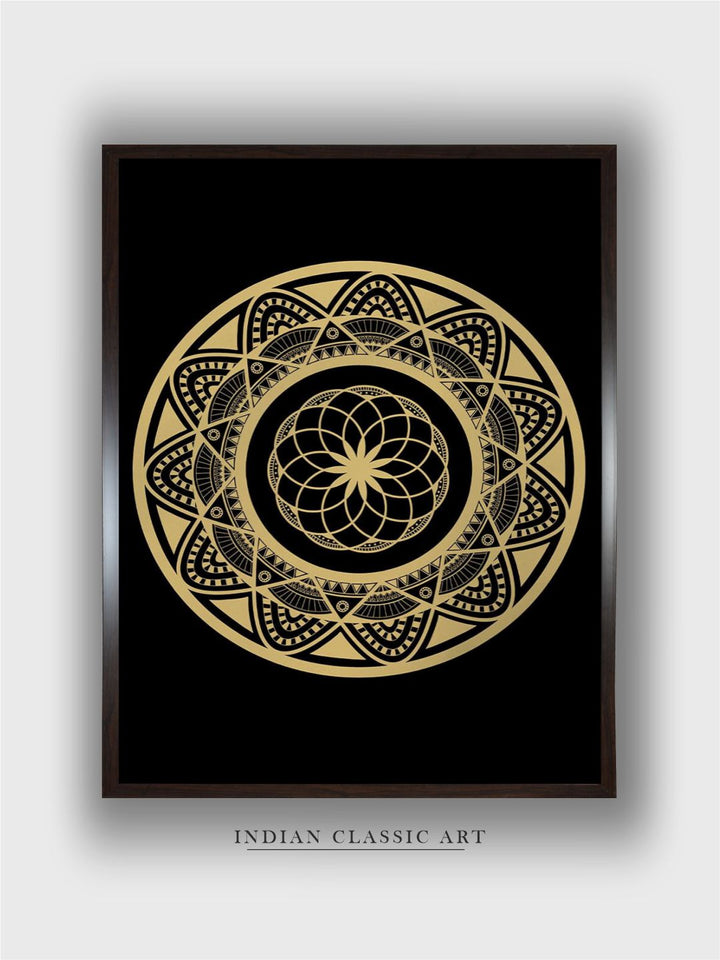 "Mandala Art Painting Wall Art''