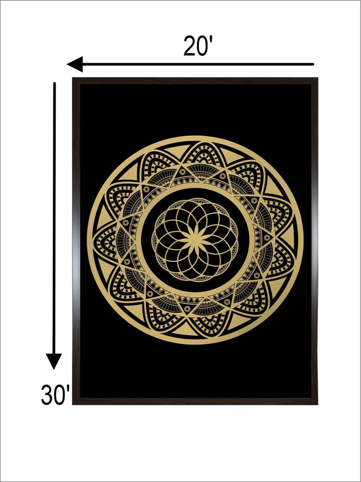 "Mandala Art Painting Wall Art''