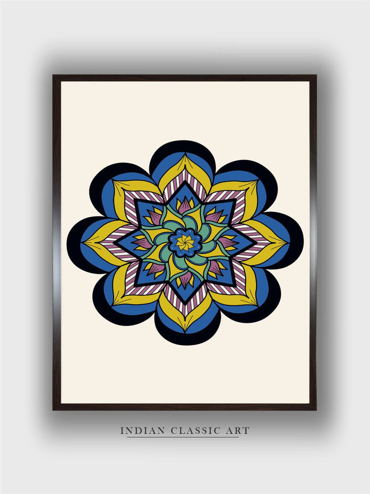 "Mandala Wall Art''