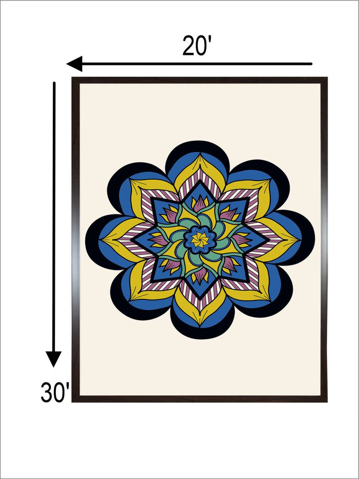 "Mandala Wall Art''