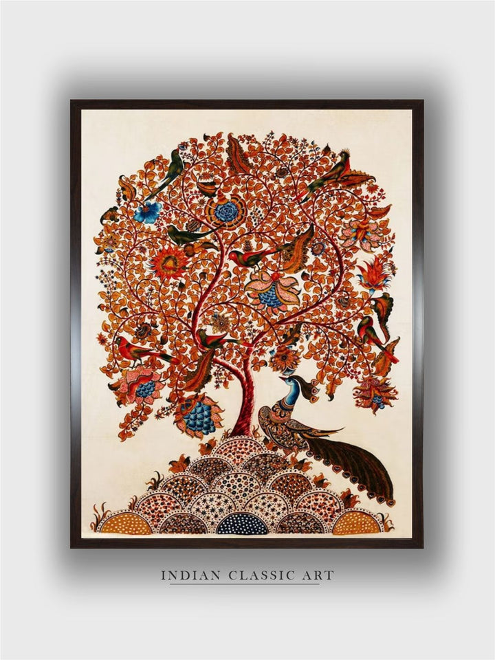 "Indian Folk Painting Wall Art''