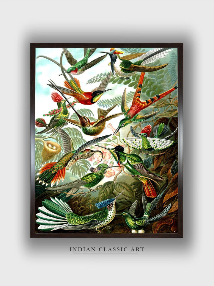 "Hummingbird Painting Wall Art''
