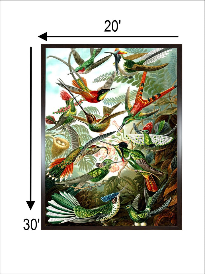 "Hummingbird Painting Wall Art''