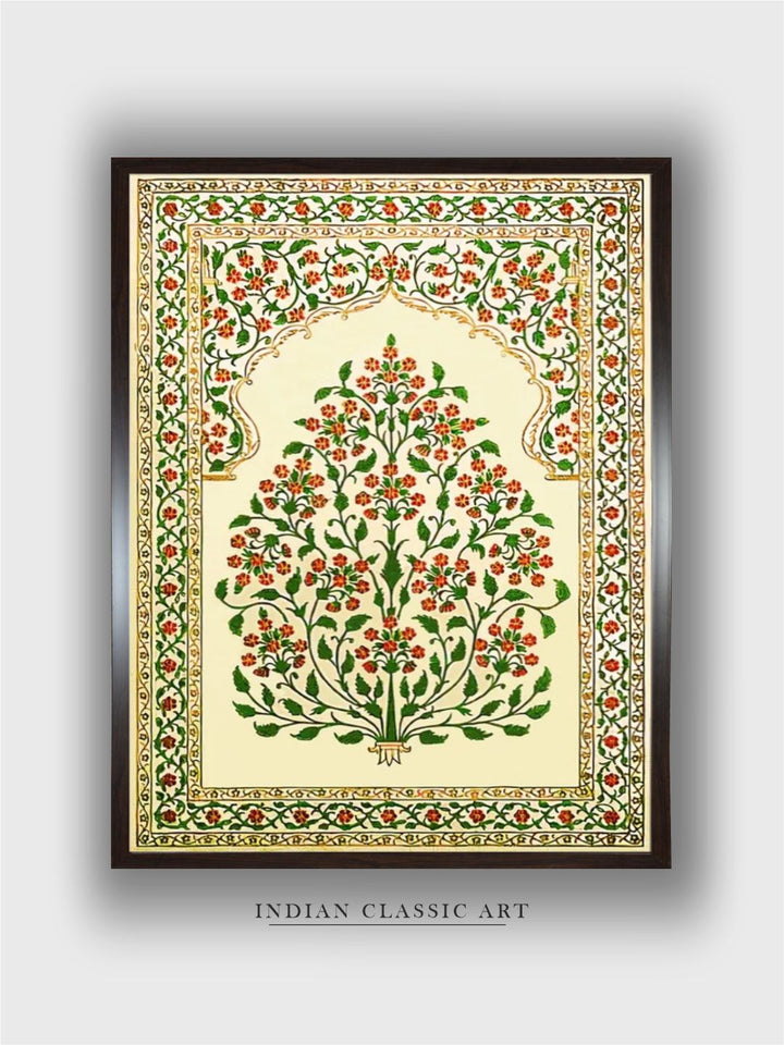 "Pichwai Framed Painting Wall Art''
