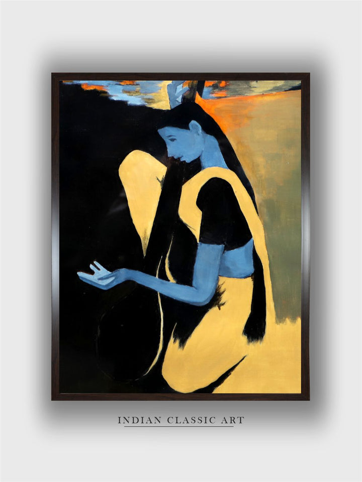 "Indian Folk Painting Wall Art''