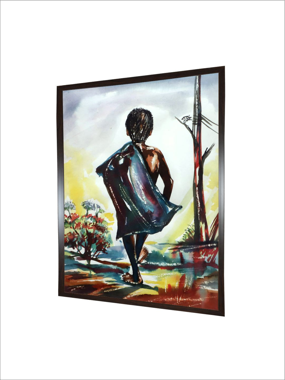 "Working Boy Painting Wall Art''