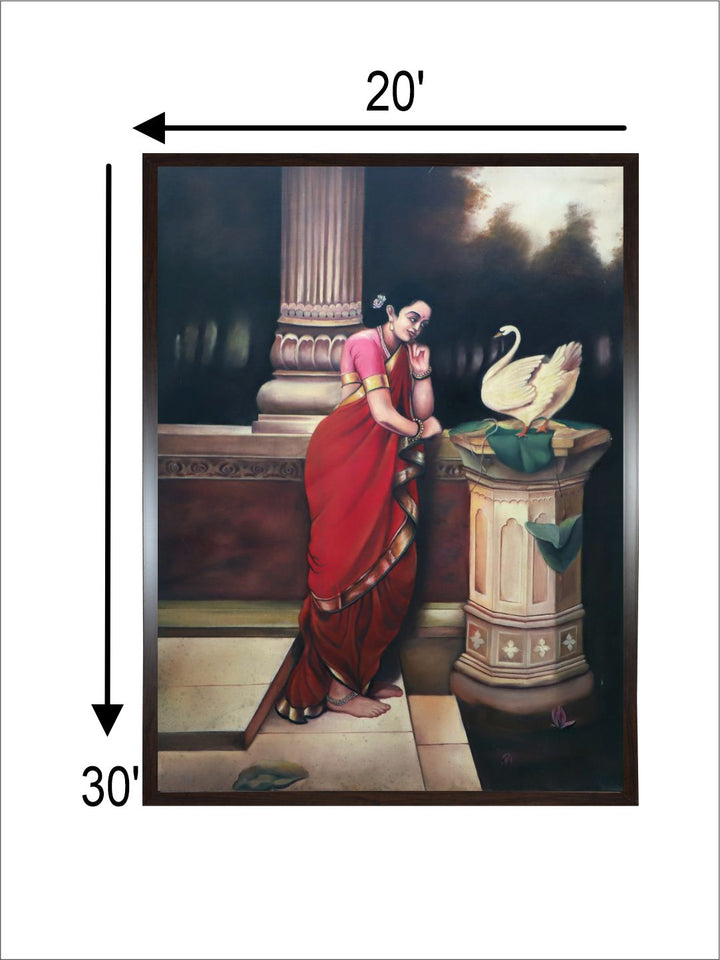 "Indian Folk Painting Wall Art''