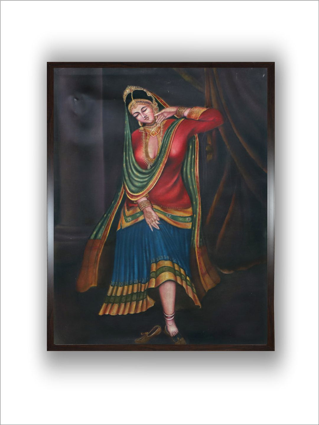 "Indian Folk Painting Wall Art''
