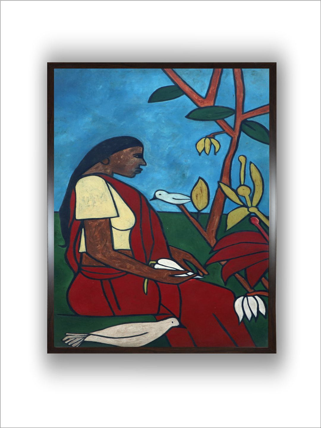 "Indian Folk Painting Wall Art''