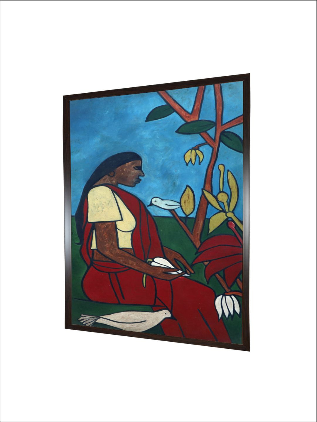 "Indian Folk Painting Wall Art''