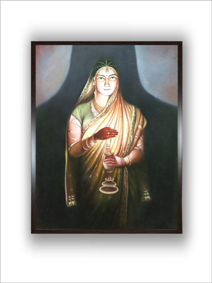 "Indian Folk Painting Wall Art''