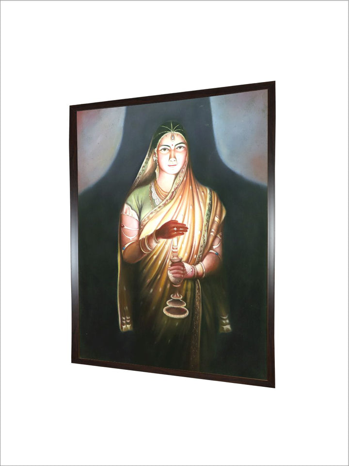 "Indian Folk Painting Wall Art''