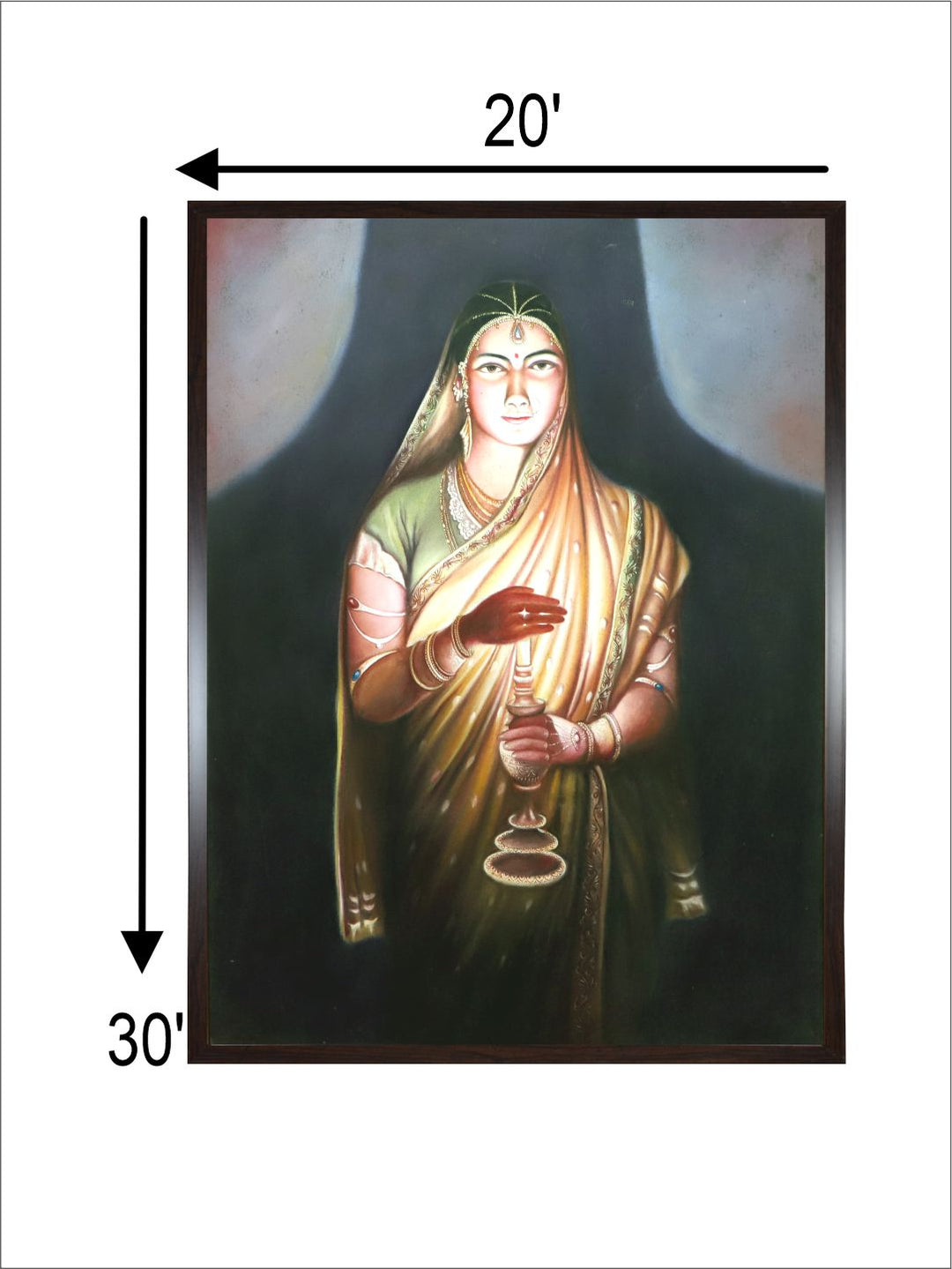 "Indian Folk Painting Wall Art''