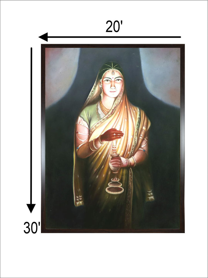 "Indian Folk Painting Wall Art''