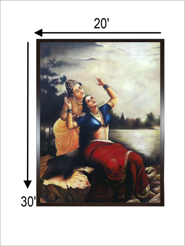 "Indian Folk Painting Wall Art''