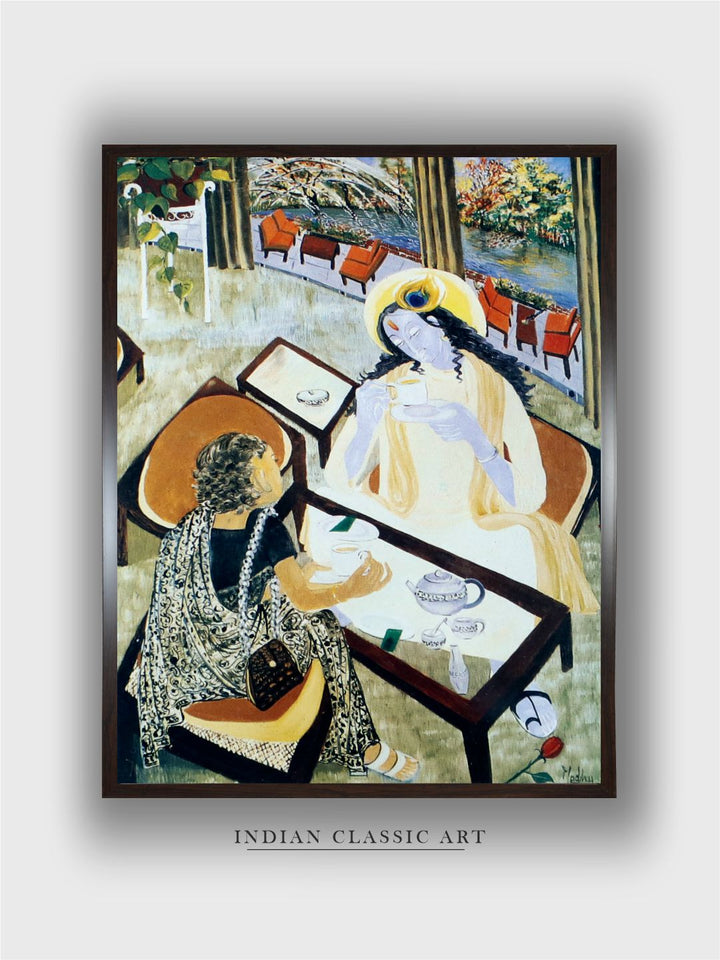 "Indian Folk Painting Wall Art''