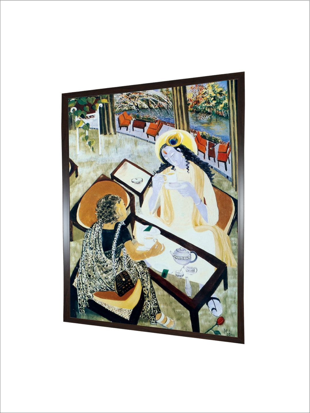 "Indian Folk Painting Wall Art''
