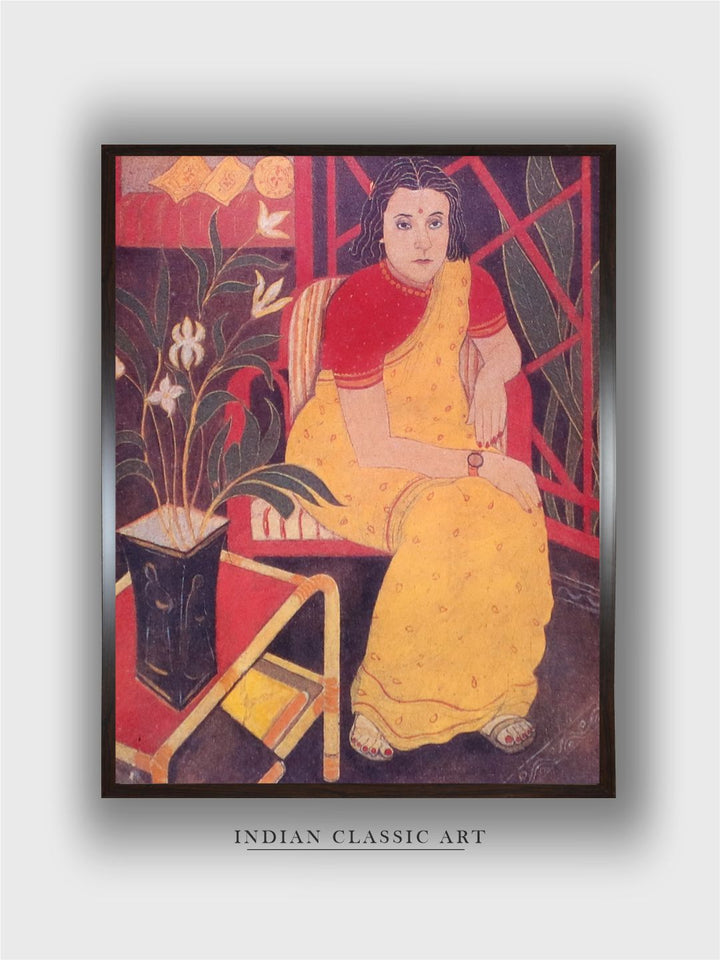 "Indian Folk Painting Wall Art''