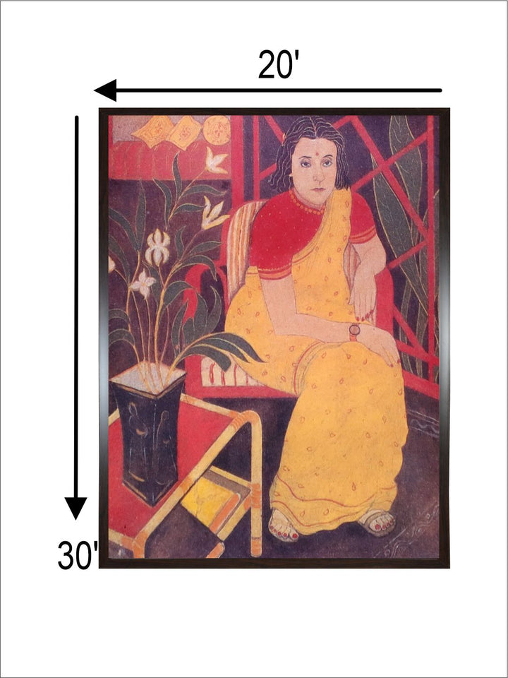 "Indian Folk Painting Wall Art''