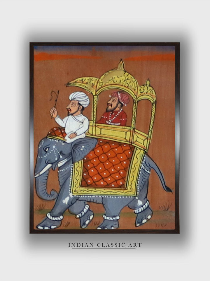 "Indian Folk Painting Wall Art''