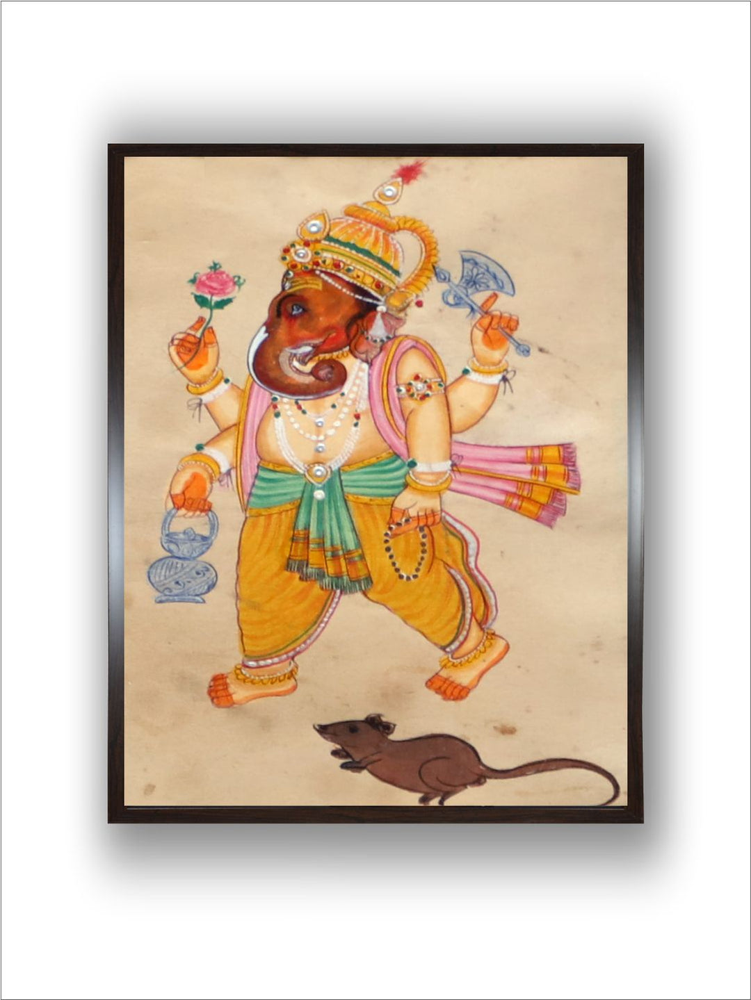 "Lord Ganesha Painting Wall Art''