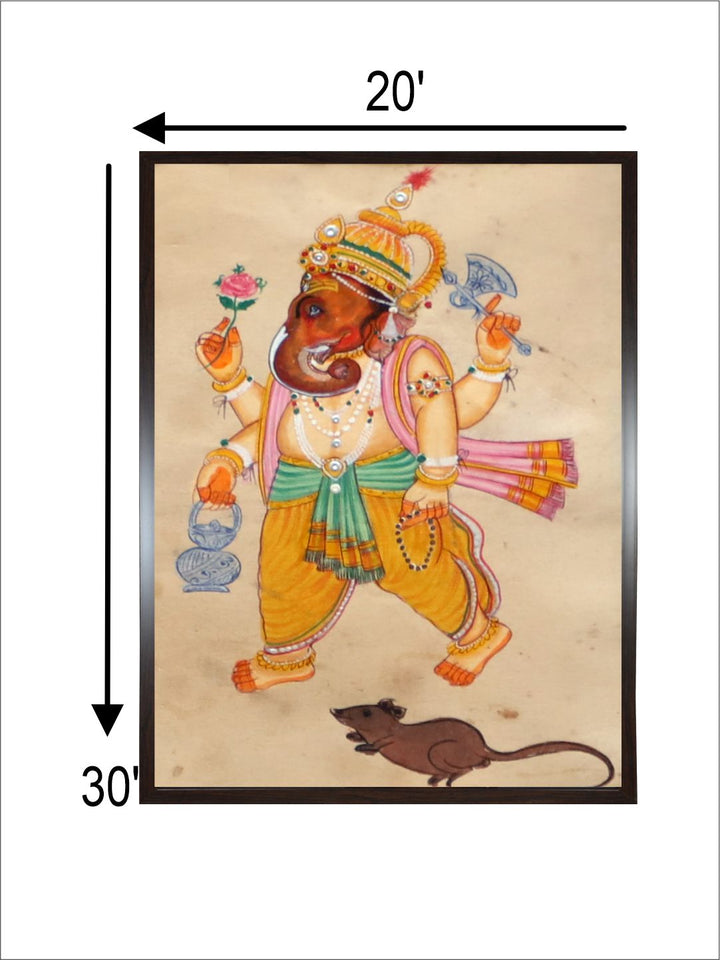 "Lord Ganesha Painting Wall Art''