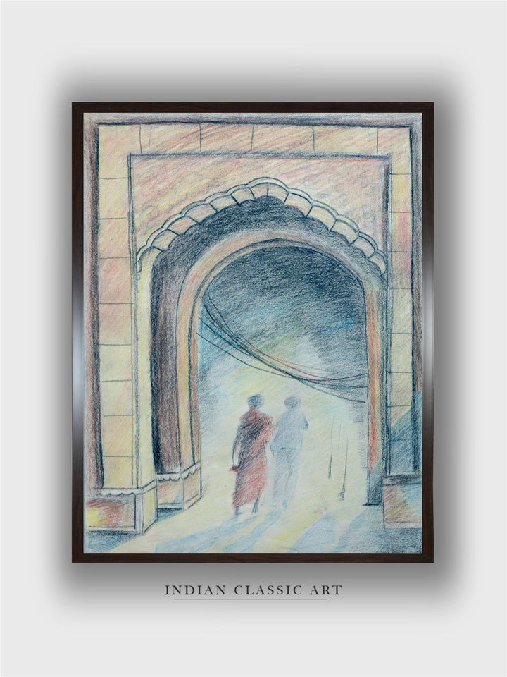 "Indian Folk Painting Wall Art''