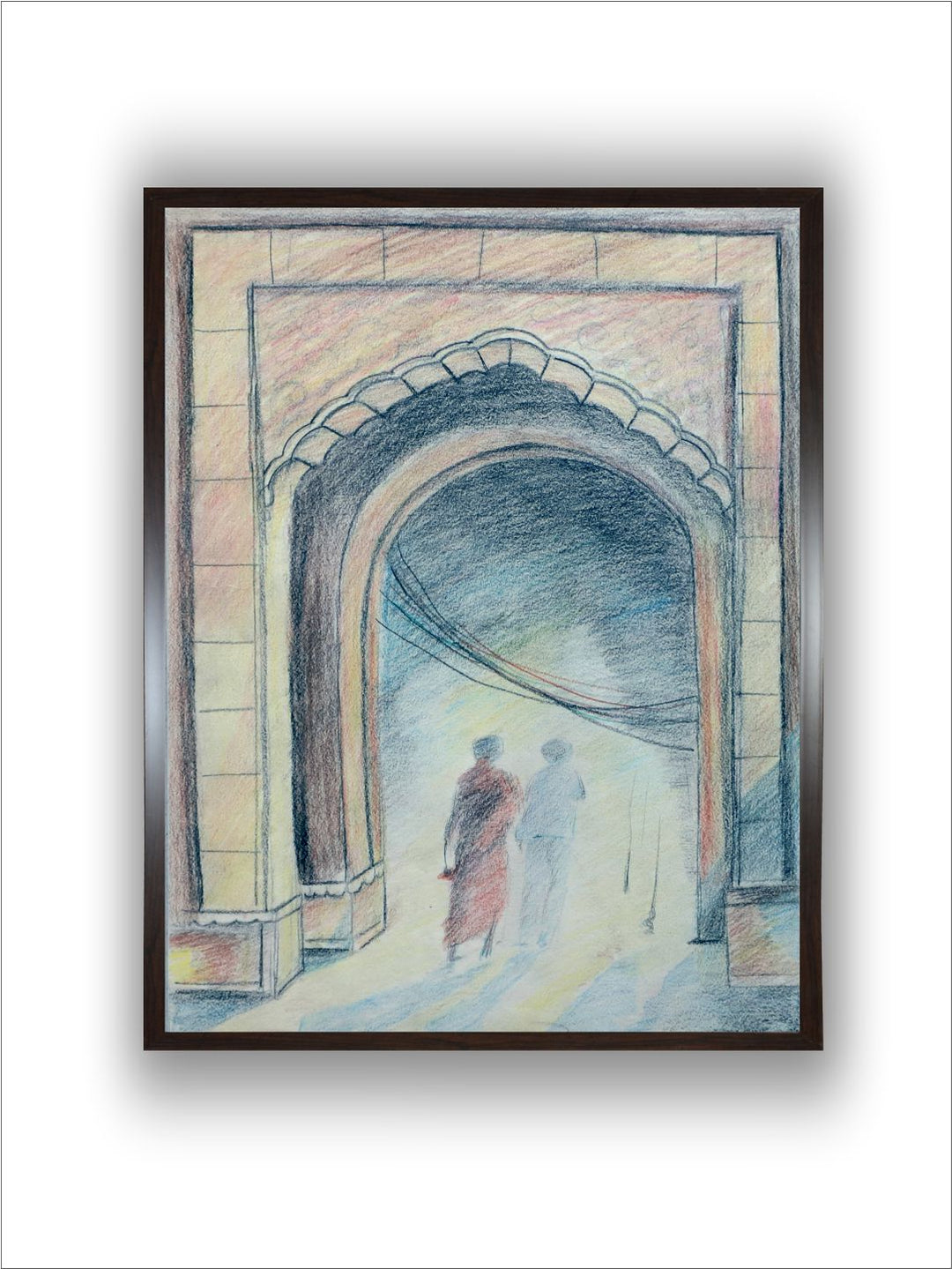 "Indian Folk Painting Wall Art''