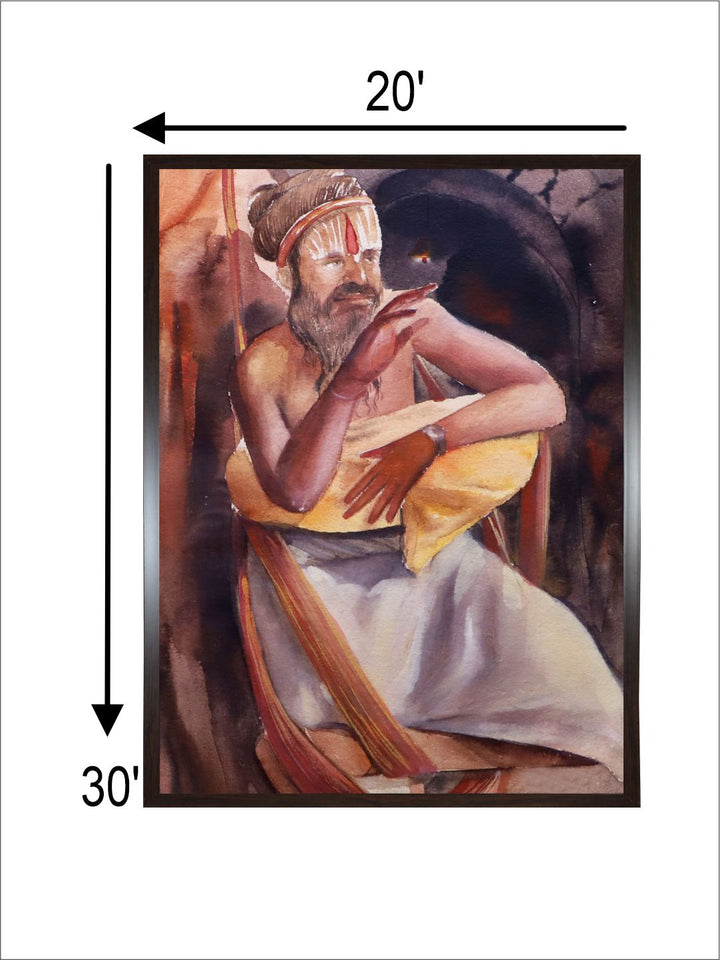 "Indian Folk Painting Wall Art'' (Copy)