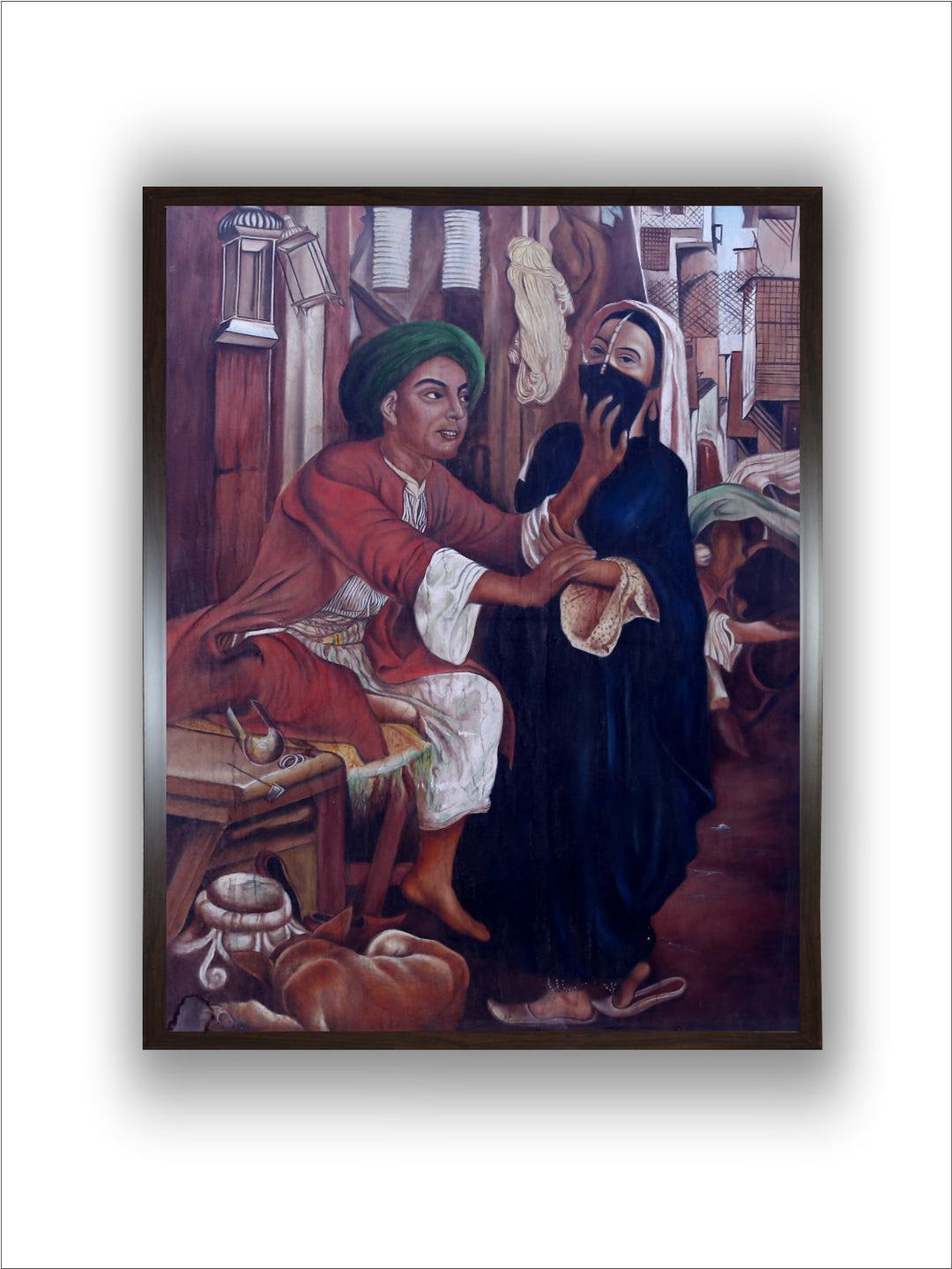 "Indian Folk Painting Wall Art''